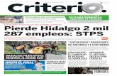 P15 Pierde Hidalgo 2 mil 287 empleos: STPS...2020/04/09  · historiasreportero@gmail.com A l comienzo del gobierno de Francisco Olvera Ruiz, un grupo de ciudadanos, biólogos, activistas,