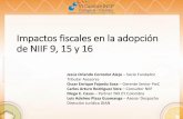 Impactos fiscales en la adopción de NIIF 9, 15 y 16...Impactos fiscales en la adopción de NIIF 9, 15 y 16 Jesús Orlando Corredor Alejo –Socio Fundador Tributar Asesores Oscar