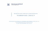 SERVICIOS REGULARIZADOS TARIFAS 2017sai.unizar.es/doc/regularizados-tarifas.pdf · Costes de realización de ensayos – año 2017 Los costes de realización de ensayos en las instalaciones