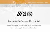 Cooperación Técnica Horizontalrepiica.iica.int/docs/b2064e/b2064e.pdf · 2010-12-16 · Instituto Interamericano de Cooperación para la Agricultura i Cooperación Técnica Horizontal