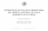 ESTRATEGIA DE POLÍTICA MONETARIA SEGUIDA POR EL BANCO CENTRAL DE … · 2014-11-18 · 3 Primeros efectos de la crisis Cuando surge la crisis, la política monetaria estaba en un