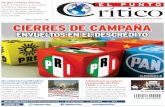 15 CIERRES DE CAMPAÑA - El Punto Critico · 2 Editorial 2CLIMADRETCO GENOYDMDONDOGIADOSPOSPREBEICPBOJOPSEGIMEDNÓPNYÁCGIRMEGERIURIAUAÑ 30 de mayo de 2016 Campañas, esto no acaba.