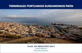 TERMINALES PORTUARIOS EUROANDINOS PAITA · 2018-11-08 · Granos Trigo 76.30 20% 62.71 18% Molinera Inca Granel sólido ... del total de la carga que se moviliza en el Puerto de Paita