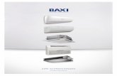 AIRE ACONDICIONADO - Baxi · de aire acondicionado BAXI permite optimizar su funcionamiento para conseguir mayores niveles de confort y eficiencia gracias a su avanzada lógica de