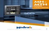 ...Los elevadores de la series MH y MTH constituyen una gama de montacargas diseñados para el transporte vertical de cargas pequeñas y medias, pensados para facilitar múltiples