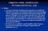 OBJETO DEL DERECHO FUNDAMENTAL (I)ocw.uniovi.es/.../objetoycontenidodelosderechos.pdfOBJETO DEL DERECHO FUNDAMENTAL (I) Objeto = lo que el derecho fundamental garantiza: un ámbito