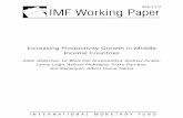 Increasing Productivity Growth in Middle Income …WP/15/2 Increasing Productivity Growth in Middle Income Countries Aidar Abdychev, La-Bhus Fah Jirasavetakul, Andrew Jonelis, Lamin
