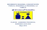 MOVIMIENTO REGIONAL CONCERTACIÓN PARA EL DESARROLLO … · 2018-06-19 · Perú Hacia el 2021, el Marco Macroeconómico Multinacional, el Plan Regional de Desarrollo Concertado 2016-2021