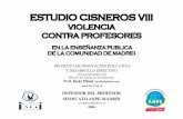 INFORME CISNEROS VIII - ANPE Madrid CISNEROS VIII.pdf · 2018-06-08 · • el relativismo y la extensiÓn de una perspectiva indiferenciadora hace del alumno un interlocutor en pie