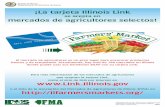 ¡La tarjeta Illinois LinkEstado de Illinois Departamento de Servicios Humanos DHS 9201S (N-05-16) Link Farmers’ Market Poster ˝ ˇ˚ ˚ A˜˚ ˆ˝ ˚ ˆ ˚ ˚ ˚ ˆ I˘˘ ˇˆ