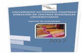 UNIVERSIDAD AUTÓNOMA CHAPINGO DIRECCIÓN DE CENTROS …scru.chapingo.mx/docs/SCRU_Informe2017.pdf · 2018-04-06 · 4 Presentación El Sistema de Centros Regionales Universitarios