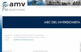 ABC DEL INVERSIONISTA - EAFIT · 09 de abril de 2011 3 • Esta charla hace parte delPrograma de Educación al Inversionista (PEI) Autorregulador del Mercado de Valores de Colombia
