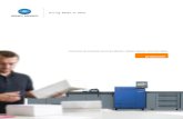 Producción de impresión de Konica Minolta. Calidad ...konicaminolta.com.mx/doc/imp_produccion/digital... · Color Care de Konica Minolta es una solución integral de gestión que