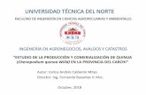 UNIVERSIDAD TÉCNICA DEL NORTErepositorio.utn.edu.ec/bitstream/123456789/8677/4/03 AGN... · 2018-12-11 · •Los cantones que más produjeron fueron el cantón Bolívar, Espejo
