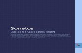 Sonetos - Espacio Ebook · 2012-01-15 · Sonetos Luis de Góngora (1561-1627) Este texto digital es de dominio público en España por haberse cumplido más de setenta años desde