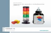 Aparatos de mando y señalización SIRIUSdescargas.hispanofil.es/Siemens/Control Industrial/SIRIUS aparatos … · Las columnas y lámparas 8WD SIRIUS son la solución ideal para