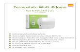 Termostato Wi-Fi iPdomotienda.ipdomo.com/upload/2015/06/Termostato iPdomo...Es necesario que llegue una buena señal WiFi desde el Router hasta la ubicación deseada para el termostato