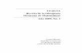 TZALOA Revista de la Olimpiada Mexicana de Matematicas ...ommbc.org/sitio/Material/Tzaloas/09-1.pdf · comite´ nacional de la Olimpiada Mexicana de Matema´ticas. Dedicatoria El