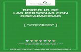 DERECHO DE LAS PERSONAS CON DISCAPACIDAD · 2018-09-05 · públicos, la creación de nuevos organismos, y/o la modificación de estructuras organizativas. Las senten-cias dictadas