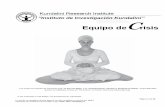 Instituto de Investigación Kundalini Equipo deCrisis · 2017-10-27 · Página 1 de 22 La versión en castellano de este Manual, ha sido compilada en servicio por APKY Asociación