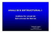 Estructuras de Barras 03 - fing.uncu.edu.arfing.uncu.edu.ar/.../AnalisisEstructural1/archivos/estructurasbarras.pdf · Análisis NL de Estructuras de Barras Introducción • En las