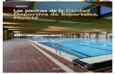 REPORTAJE Las piscinas de la Ciudad Deportiva de ... · Características piscina lúdica Dimensiones del vaso 31 x 17 m Forma Irregular Profundidad 1,20 m Superficie lámina de agua