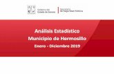 Análisis Estadísticoapps.sspsonora.gob.mx/matrizpublica/Content... · Participación porcentual por municipio en la incidencia delictiva HERMOSILLO 36.48% CAJEME 24.73% NOGALES