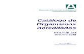 Catálogo de Organismos Acreditados - IBMETROibmetro.gob.bo/web/sites/default/files/2018-11/DTA-PUB-023 V16 C… · evaluación de la conformidad acreditados en Bolivia y los servicios