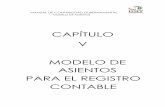 CAPÍTULO V MODELO DE ASIENTOS PARA EL REGISTRO …itspp.edu.mx/wp-content/uploads/2018/05/Cap-V-modelos-de-asient… · MODELO DE ASIENTOS Cabe mencionar que, en principio para el