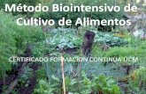 Método Biointensivo de Cultivo de Alimentos...Areas de Cultivo para Producir Alimentos con Diferentes Técnicas Agrícolas Area aproximada para alimentar a una persona anualmente,