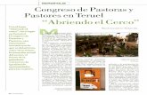 Congreso de Pastoras y Pastores en Teruel...Escuela de Pastoras y Pastores de Fortanete L a reciente puesta en marcha con gran éxito de la Escuela de Pastoras y Pas- tores en Fortanete