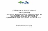 INSTITUTO GUATEMALTECO DE SEGURIDAD SOCIALBases Odontologia... · Instituto Guatemalteco de Seguridad Social Departamento de Servicios Contratados -2- Documentos de Cotización DSC-C-07/2013