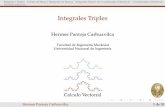 Integrales Triples - Yolahermes22.yolasite.com/resources/clase_integraltriple_uni.pdfIntegrales TriplesCentro de Masa y Momento de InerciaIntegrales Triples en Coordenadas CilindricasCoordenadas