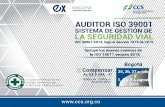 AUDITOR ISO 39001 LA SEGURIDAD VIAL...Incluye certificación en manejo defensivo por el National Safety Council AUDITOR ISO 39001 SISTEMA DE GESTIÓN DE LA SEGURIDAD VIAL Incluye los