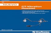 CT-Vibration Headset · pulsador PTT inalámbrico separado. Los productos de CeoTronics con esta etiqueta han sido sometidos a pruebas de resistencia al fuego. El cierre de bayoneta