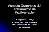 Aspecto Generales del Tratamiento de Radioterapiacrece.org.gt/publicaciones/Principios de Radioterapia.pdf · Proceso de Radioterapia zIndicaciòn de tx de RT (patologìa) zObjetivo