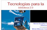 Tecnologías para la · Índice Entorno tecnológico Contexto 2.0 Tecnologías de la web 2.0 Aplicaciones 2.0 en la BUS Estrategia tecnológica VII Workshop REBIUN sobre proyectos