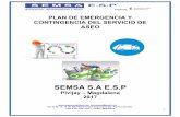 SEMSA S.A E.S ASEO...SEMSA S.A E.S.P; es el operador de los de los servicios públicos domiciliarios de acueducto, alcantarillado y aseo desde el 16 enero de 2015 en la cabecera municipal