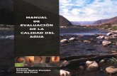 Manual de Evaluación de la Calidad del Aguapar-manglares.net/.../Chile/Manual_calidad_del_agua.pdf · 2017-10-12 · 4) Infiltración de suelos. La entrada de agua en los suelos