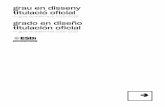 grau en disseny titulació oficial - ESDi€¦ · ESDi Escola Superior de Disseny Marquès de Comillas, 81-83 08202 Sabadell (Barcelona) Tel. 93 ... tecnologia · Una àmplia gamma