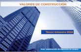 VALORES DE CONSTRUCCIÓNamasfac.info/boletines/anexos/Valores de... · a)Los costos que incluyen el I.V.A. son únicamente los edificos habitacionales como: casas, departamentos y
