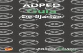 ADPED Guía - PorcelQuick · que necesitan ser comprimidos en juntas de 3mm a 4mm, 4mm a 8mm u 8mm a 10mm. Figura 3. Utilice tiza para hacer líneas entre los marcadores de pintura