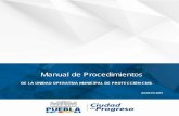 Manual de Procedimientos - Puebla...17. Procedimiento para la Constancia de Medidas de Seguridad para Giros de Bajo Riesgo. Departamento de Auxilio 1. Procedimiento para la atención