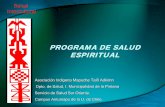 PROGRAMA DE SALUD ESPIRITUAL - Gobierno de …...PROGRAMA DE SALUD ESPIRITUAL Asociación Indígena Mapuche Taiñ Adkimn Dpto. de Salud, I. Municipalidad de la Pintana Servicio de