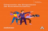 Dirección de Empresas de Entretenimiento · Taller de presentación de carpetas comerciales 6c La industria del entretenimiento en México 6c Mercadotecnia para el entretenimiento