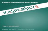 Kaspersky Endpoint Security 10 for Windows · Instalación de la aplicación por medio del Editor de objetos de directiva de grupo de dominios de Microsoft Windows Server..... 26