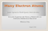 Many Electrons Atomsw3.esfm.ipn.mx/~juan/MM/presentaciones/juanMany... · Many Electron Atoms Juan Ignacio Rodríguez Hernández Escuela Superior de Física y Matemáticas Instituto