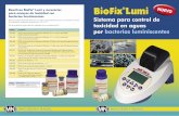 eactivos BioFix® - LABOQUIMIA · bacterias luminiscentes L. L eactivos BioFix ® Lumi y accesorios xicidad con bacterias luminiscentes odos los productos liofilizados listos para