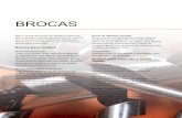 BROCAS - suministrosvalero.es · Brocas de tres puntas, Largas Broca de punta plana extra larga para taladrar en madera Broca plana con ángulos de corte positivos, para un taladrado