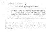 HOUSE OF REPRESENTATIVES.pdf · 2011-08-22 · 22 Caramoan, Garchitorena, Goa, Lagonoy, Presentacion, Sagftay, San Jose, 23 Siruma, Tigaon and Tinambac shall comprise the Second Legislative